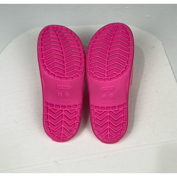 ICONIC CROCS COMFORT Sandals size Mens 8 Womens 10  Electric Pink - Picture 4 of 12